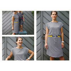 Frau Julie - cooles Kleid & Shirt für Stadt und Strand