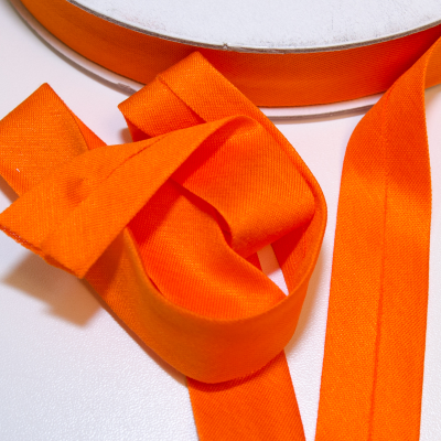 Schr&auml;gband Jersey uni orange