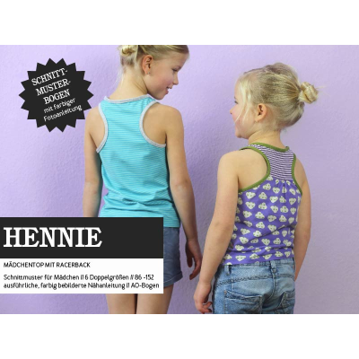 Hennie - Mädchentop mit sportlichem Rücken