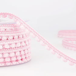 Mini-Pomponband, rosa