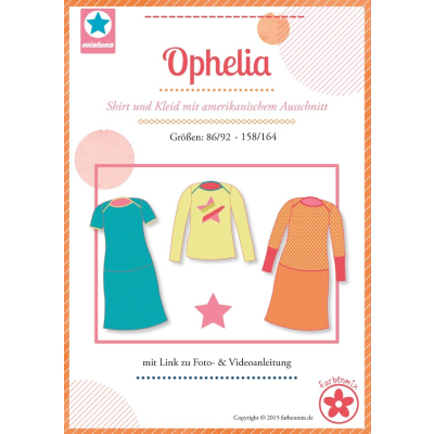Ophelia, Papierschnittmuster
