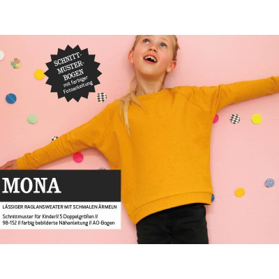 Mona - Raglansweater mit schmalen Ärmeln