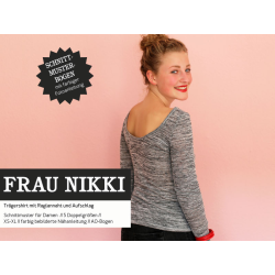 FrauNikki - Basicshirt mit tiefem R&uuml;ckenausschnitt