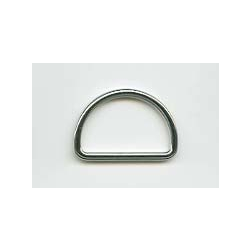 D- Ring 30 mm silber