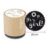 Woodies Stempel "Its a girl"