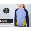Lille - Raglansweater mit schr&auml;gen Teilungsn&auml;hten