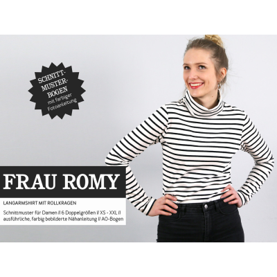 FrauRomy - Langarmshirt mit Rollkragen