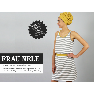 FrauNele - Trägerkleid mit Taillenbündchen