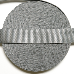 Gurtband 40mm grau