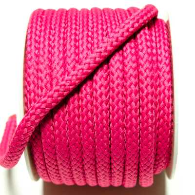 Kordel geflochten 8 mm pink