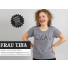Frau Tina - l&auml;ssiges Basicshirt mit kurzen &Auml;rmeln