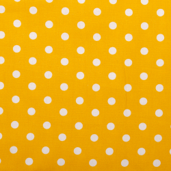 Baumwolle "Dots" gelb