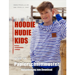 Papierschnitt Hoodie Hudie KIDS von Pr&uuml;lla