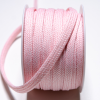 Kordeltresse meliert 10 mm rosa-offwhite