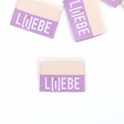 1 Label LIEBE lavendel-offwhite
