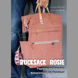 Papierschnitt Rucksack Rosie von Pr&uuml;lla