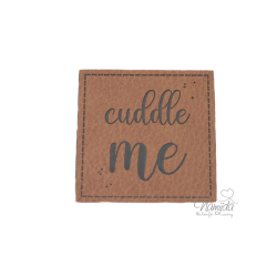 Kunstleder Label Cuddle me