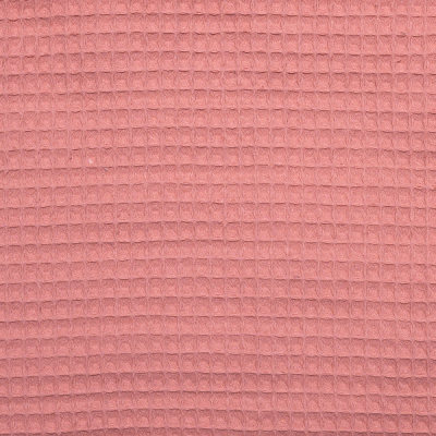 Waffelstoff uni rosa