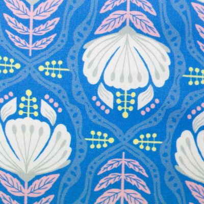 Baumwolle Hibiscus Honeymoon blau by jolijou