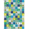 Baumwolle Happy Patchwork Blanket grün-blau by lycklig design
