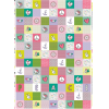 Baumwolle Happy Patchwork Blanket lila-rosa by lycklig design