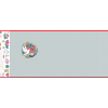 Jersey Happy Love & Peace helles mint Panel 70cm by lycklig design