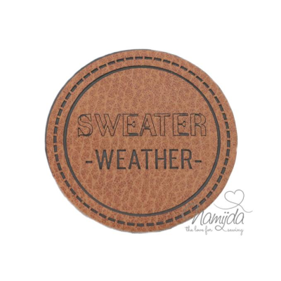 Kunstleder Label Sweater Weather