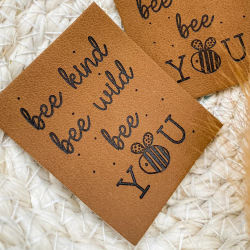 1 Kunstleder Label Bee You