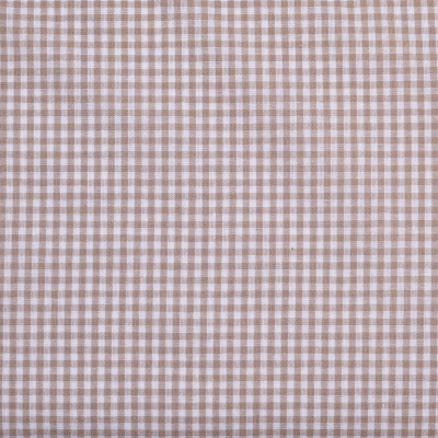 Baumwolle Vichykaro 2.7 mm sand - garngefärbt
