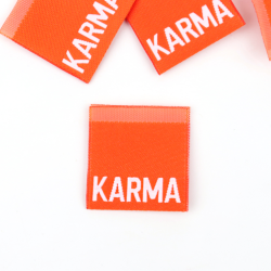1 Label KARMA orange