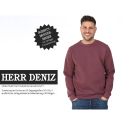 Herr Deniz - zeitloser Sweater mit Bündchen