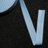 Schrägband Vichy-Karo, blau/weiss