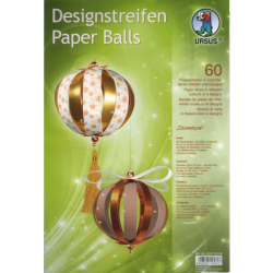 Designstreifen Paper Balls "Ouverture"